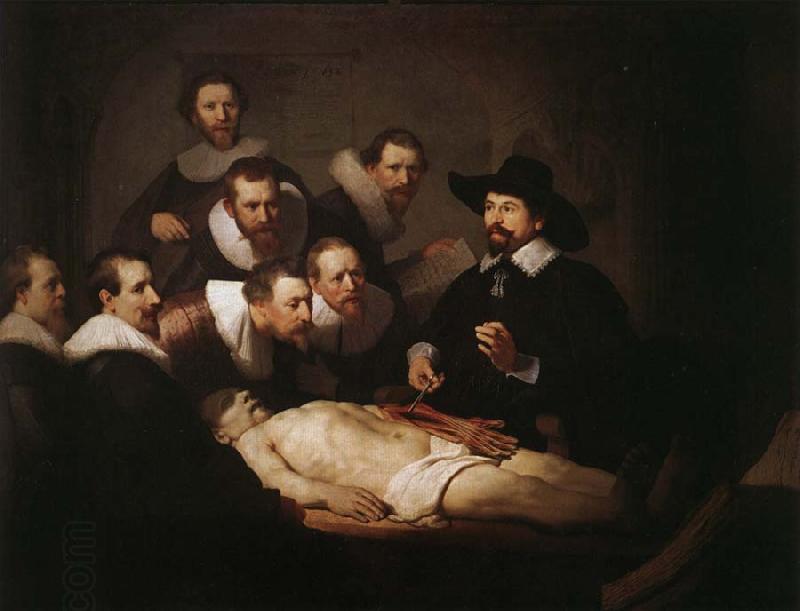Rembrandt van rijn The Anatomy Lesson of Dr.Nicolaes Tulp China oil painting art